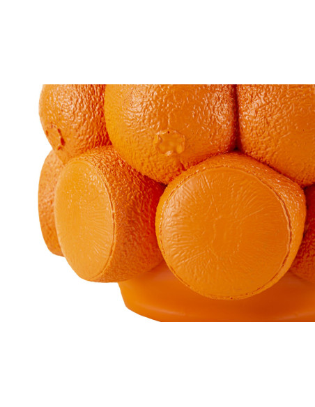 Vase original Oranges Rond Hauteur 28 cm en Résine Orange Delizie 