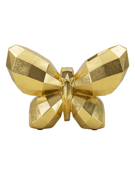 Vase original Papillon Hauteur 15 cm en Résine Doré Butterfly 