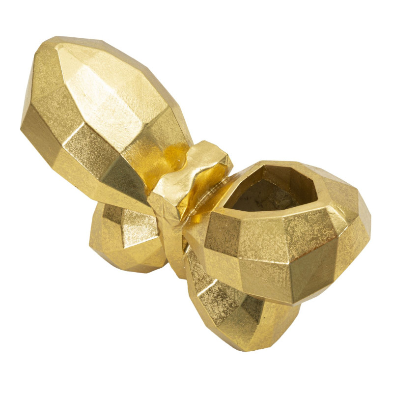 Vase original Papillon Hauteur 15 cm en Résine Doré Butterfly 