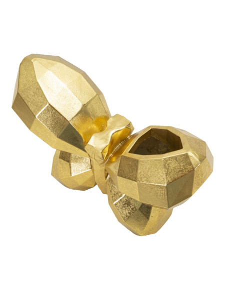 Vase original Papillon Hauteur 15 cm en Résine Doré Butterfly 