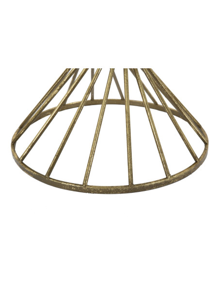 Table d'appoint moderne Ronde en Métal Doré Miroir Hypnos 