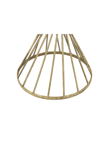 Sellette haute moderne Ronde en Métal Doré Miroir Hypnos 