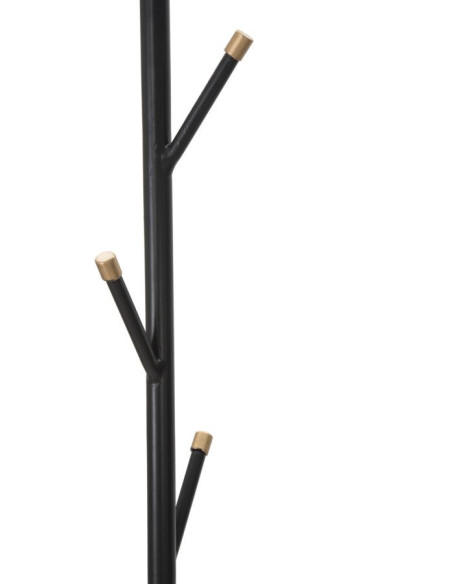Porte manteaux moderne avec range parapluie en Métal Noir Glam 