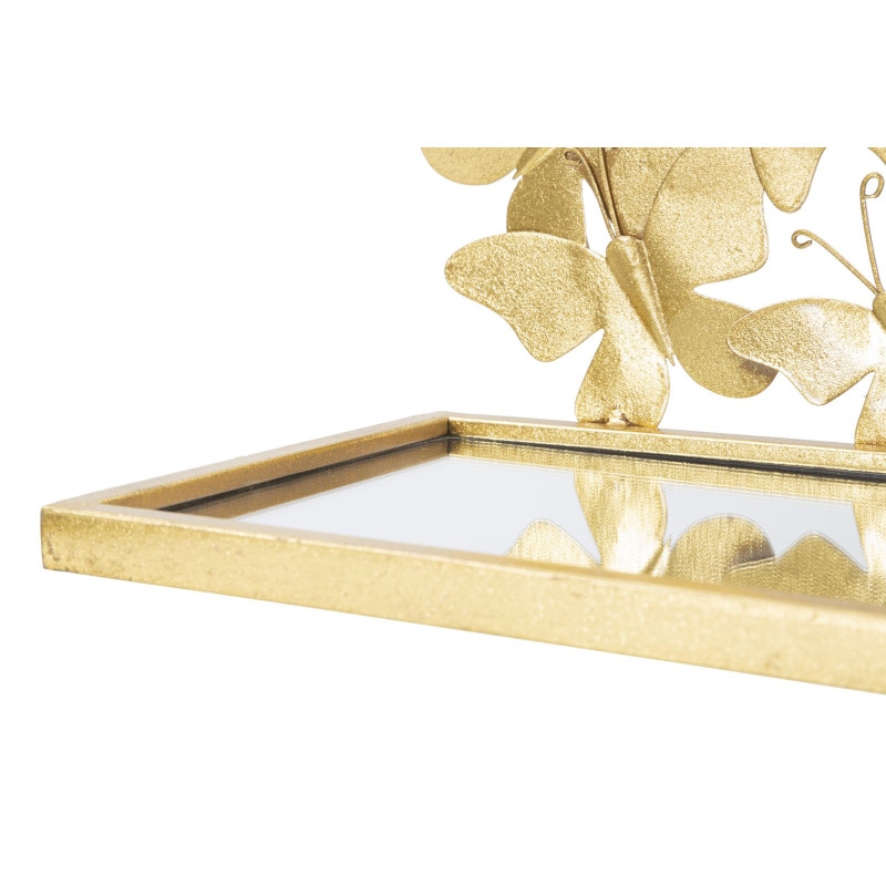Étagère murale originale Papillons en Métal Doré Miroir Butterflies Mauro Ferretti - 6