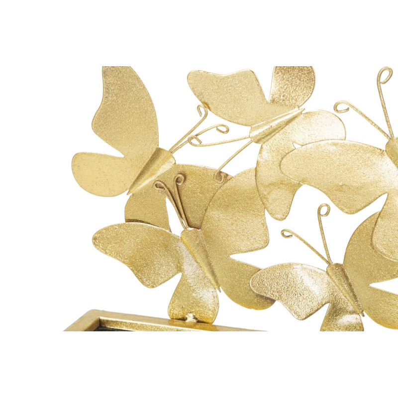 Étagère murale originale Papillons en Métal Doré Miroir Butterflies Mauro Ferretti - 7