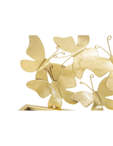 Étagère murale originale Papillons en Métal Doré Miroir Butterflies Mauro Ferretti - 7