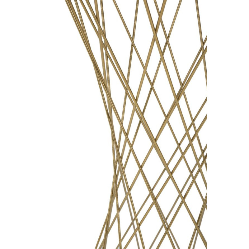 Sellette haute originale Ronde Hauteur 80 cm en Métal Doré Miroir Tower 