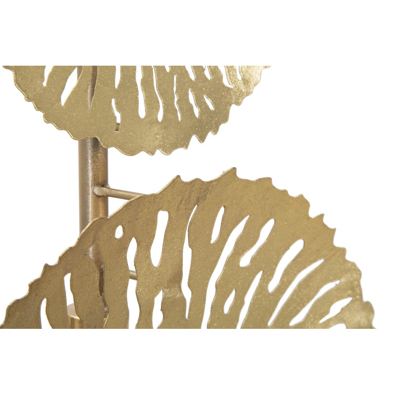 Applique murale originale Ronds Hauteur 46 cm en Métal Doré Simple Glam 