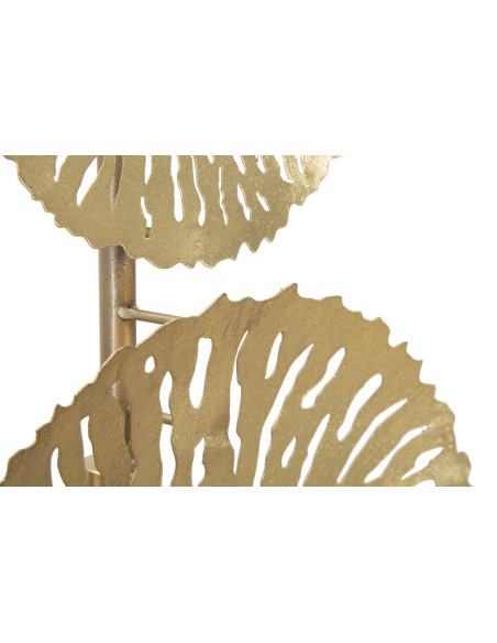 Applique murale originale Ronds Hauteur 46 cm en Métal Doré Simple Glam 