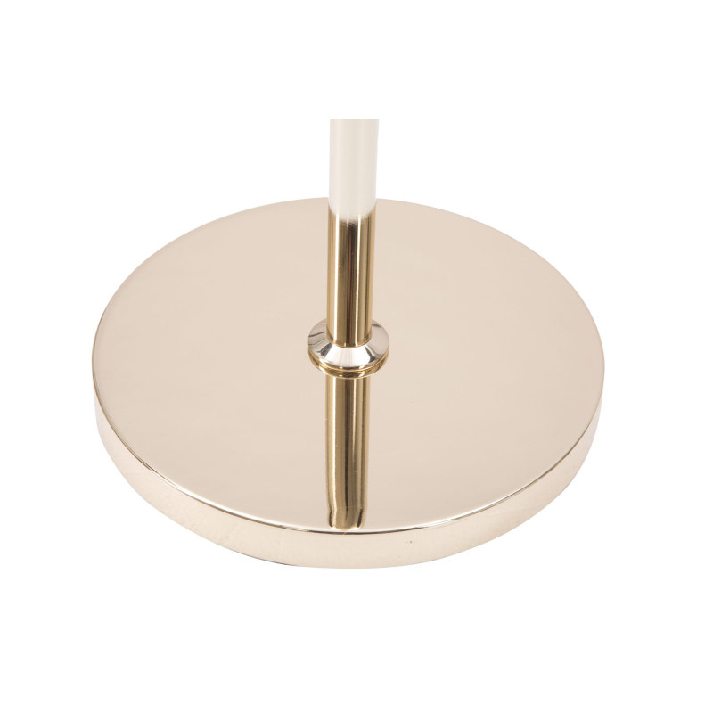 Lampadaire original XL Coeurs Hauteur 170 cm en Métal Doré Tissu Noir Hearts 