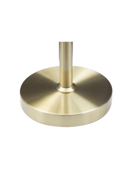 Lampe à poser moderne XXL 4 Boules Hauteur 74 cm en Métal Doré Verre Blanc Glamy 