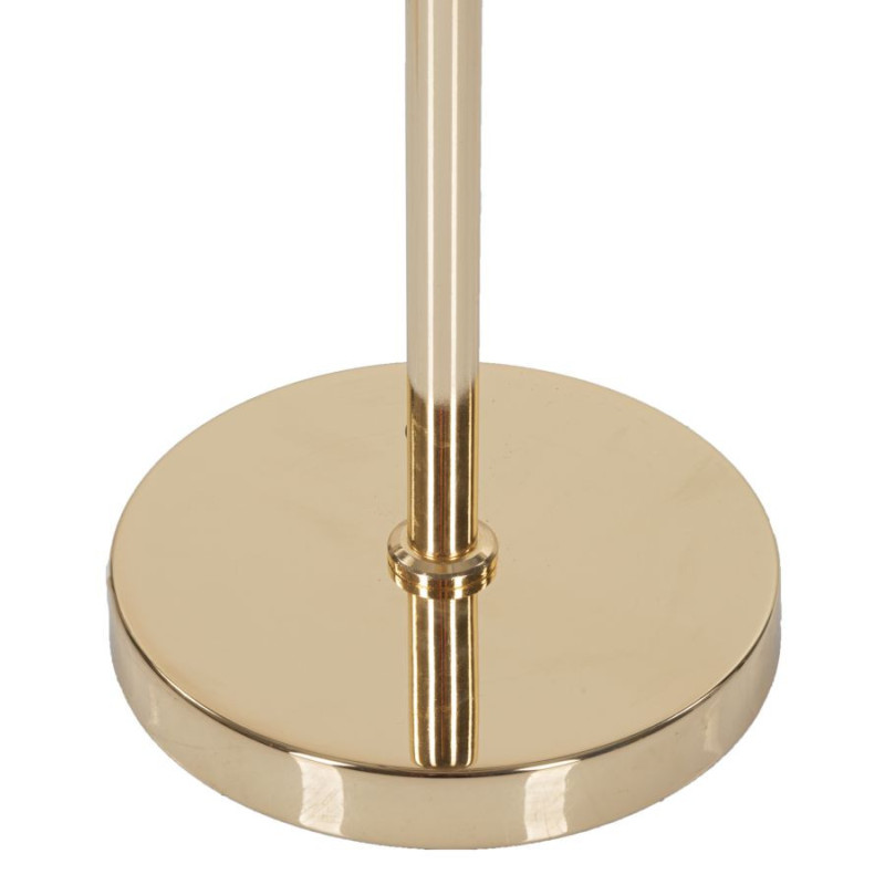 Lampadaire moderne XL Plumes Hauteur 160 cm en Métal Doré Plastique Marron camel Palm 