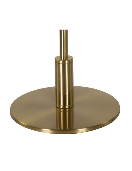 Lampe à poser moderne XL Plumes Hauteur 50 cm en Métal Doré Plastique Rouge bordeaux Ball Feather 