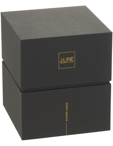 Bougie parfumée XXL Boisée 95 heures Noa Parfum Bois de Santal avec photophore en Verre Rouge - 3