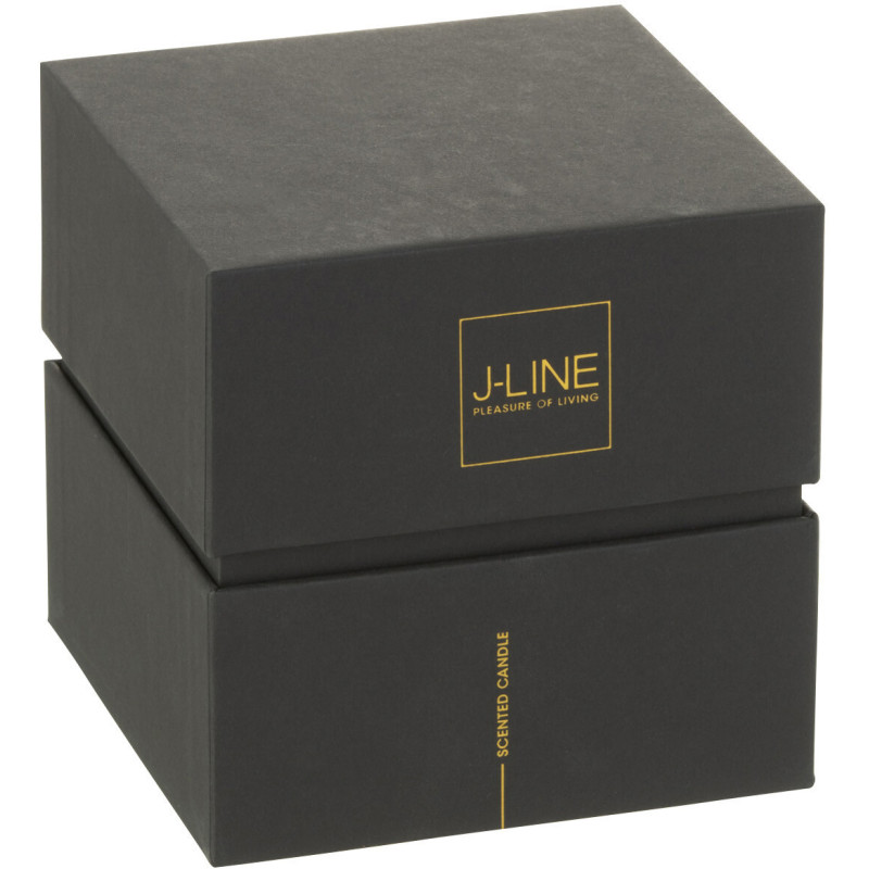 Bougie parfumée XL Boisée 50 heures Noa Parfum Bois de Santal avec photophore en Verre Vert - 3