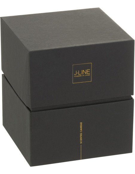 Bougie parfumée XL Boisée 68 heures Noa Parfum Bois de Santal avec photophore en Verre Vert - 3