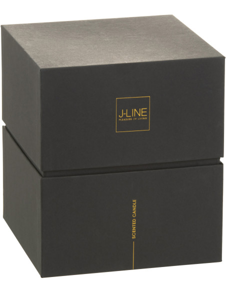 Bougie parfumée XL Gourmande 60 heures Luxuria Parfum Vanilla Escape avec photophore en Verre Doré - 4