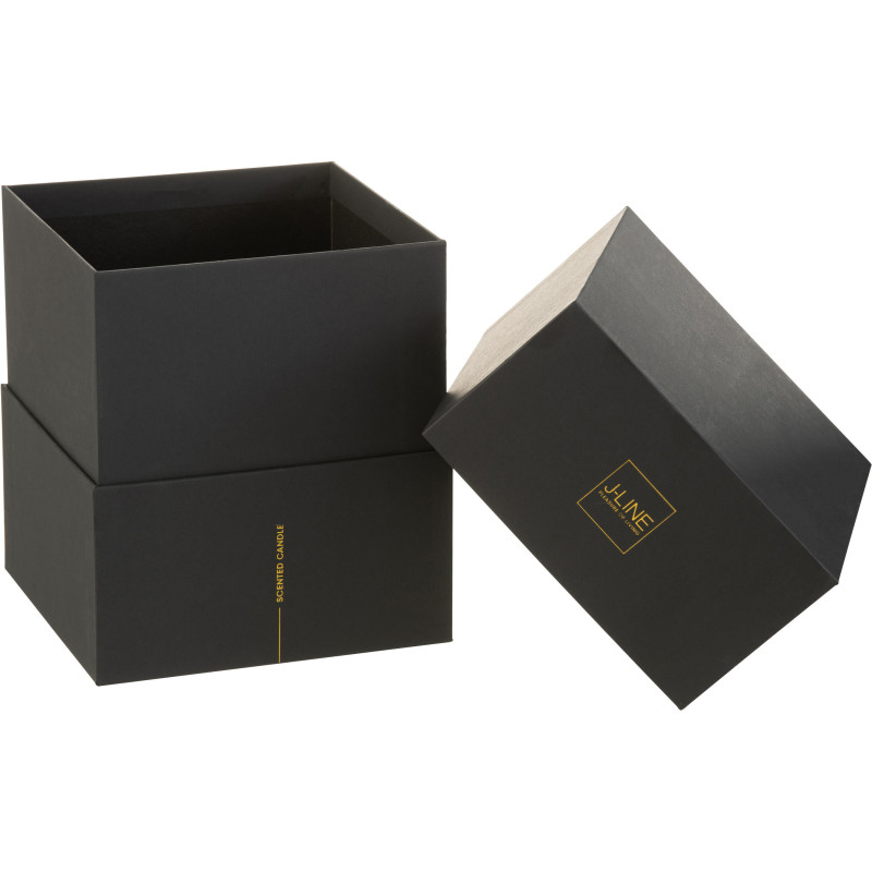 Bougie parfumée XXL Gourmande 80 heures Luxuria Parfum Vanilla Escape avec photophore en Verre Doré - 5