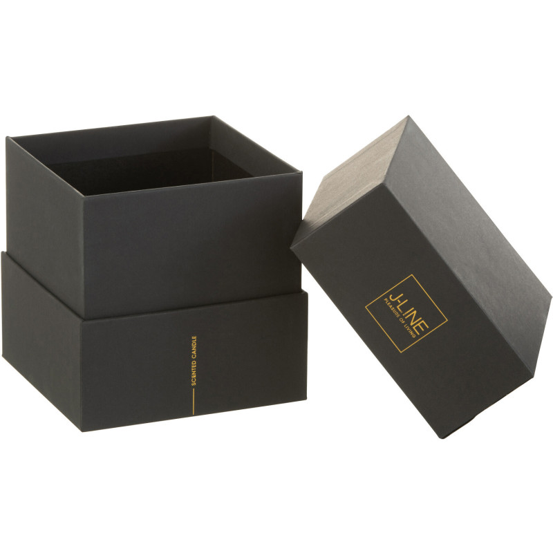 Bougie parfumée Fruitée 35 heures Noa Parfum Zesty Sunburst avec photophore en Verre Ocre - 5