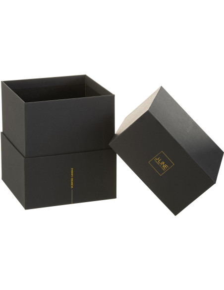 Bougie parfumée XL Fruitée 60 heures Noa Parfum Zesty Sunburst avec photophore en Verre Ocre - 4