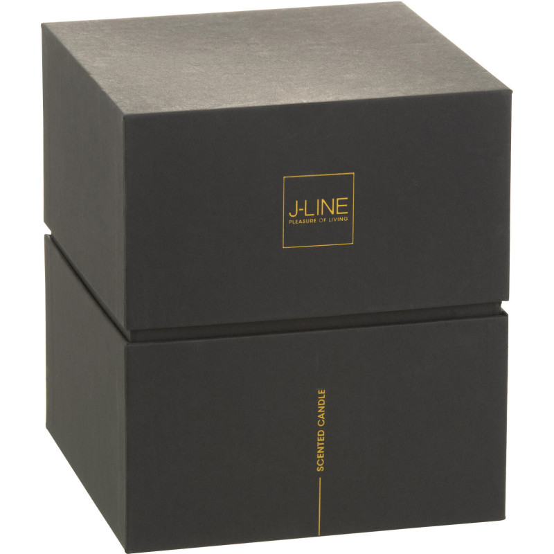 Bougie parfumée XL Boisée 60 heures Noa Parfum Herbal Serenity avec photophore en Verre Vert - 3