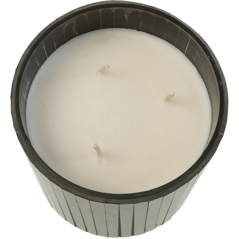 Bougie parfumée Boisée 35 heures Noa Parfum Spicy Twilight avec photophore en Verre Noir - 3