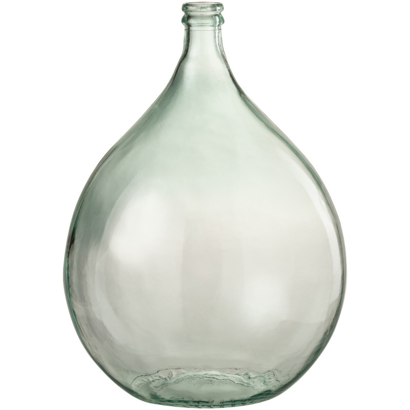 Vase Dame-Jeanne XL Lisbonne Hauteur 55 cm en Verre Transparent - 1