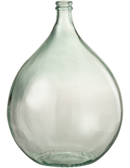 Vase Dame-Jeanne XL Lisbonne Hauteur 55 cm en Verre Transparent - 1