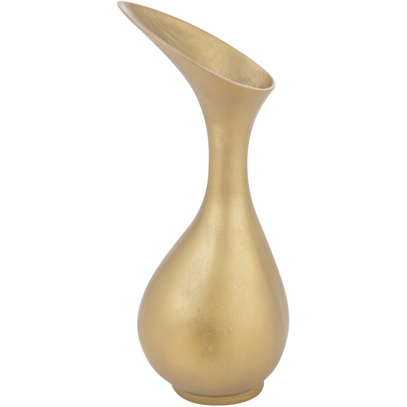 Vase Original XL Bloom Hauteur 60 cm en Aluminium Doré - 1
