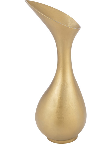 Vase Original XXL Bloom Hauteur 75 cm en Aluminium Doré - 1