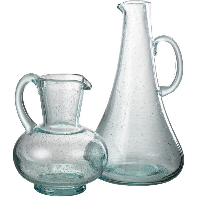 Carafe 2,5 L Oraya en Verre Bleu - 2