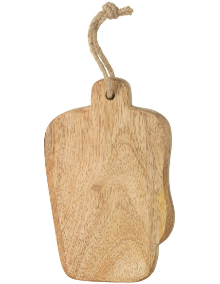 Planche Rectangulaire à découper 20 cm Wooder en Bois de manguier Natuel - 1