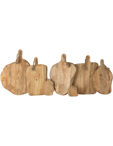 Planche Ronde à découper Wooder en Bois de manguier Natuel - 4