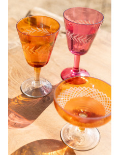 Verre à cocktail Roman en Verre Orange - 2