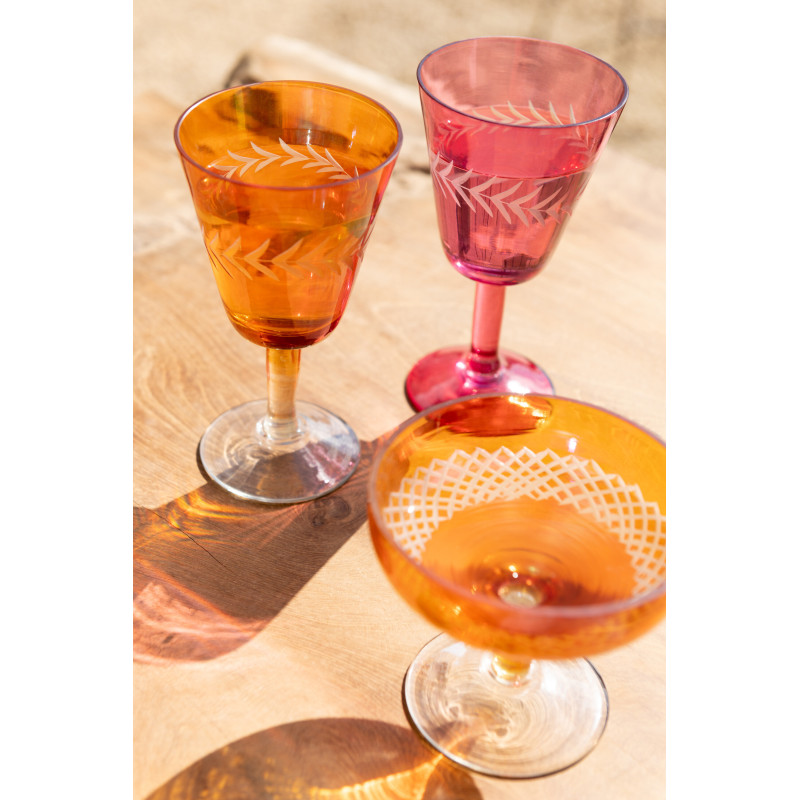 Verre à cocktail Roman en Verre Orange - 2