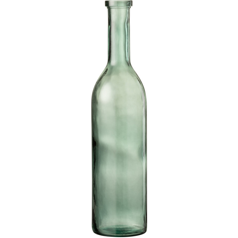 Vase Bouteille XXL Renata Hauteur 75 cm en Verre Vert - 1