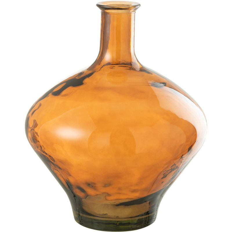 Vase Amphore Méléas Hauteur 45 cm en Verre Marron - 1