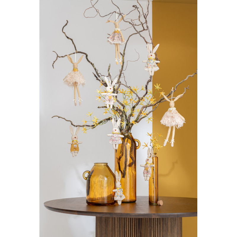 Vase Bouteille XXL Cylina Hauteur 75 cm en Verre Ocre - 2