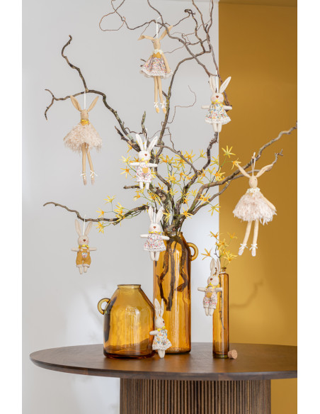 Vase Bouteille XXL Cylina Hauteur 75 cm en Verre Ocre - 2