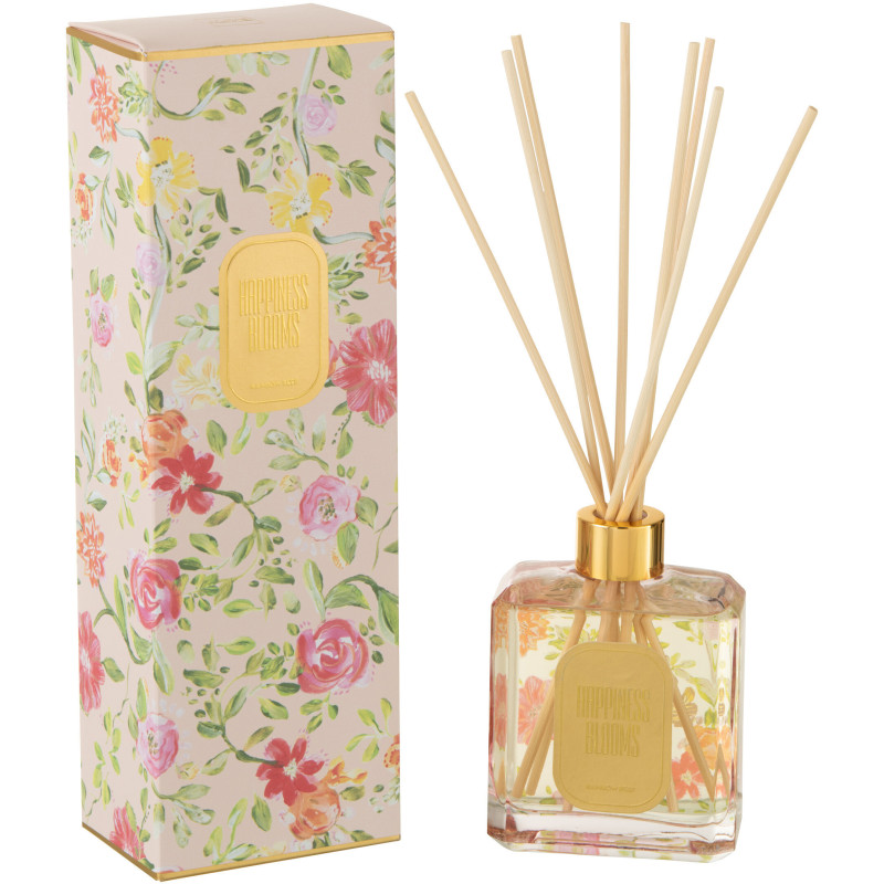 Diffuseur de parfum Senteur Fraîche Rainbow Reef Happiness Blooms 180 ml en Verre - 1