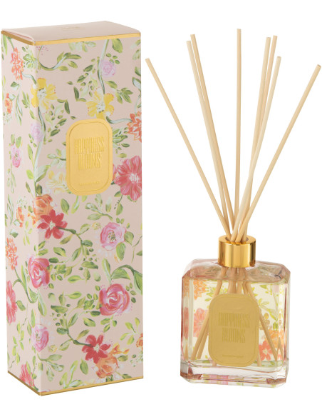 Diffuseur de parfum Senteur Fraîche Rainbow Reef Happiness Blooms 180 ml en Verre - 1