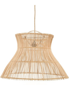 Abat jour original pour suspension 65 cm en Rotin Naturel The Flirt - 1