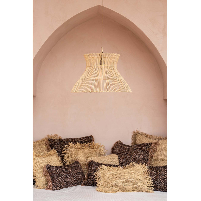 Abat jour original pour suspension 65 cm en Rotin Naturel The Flirt - 2