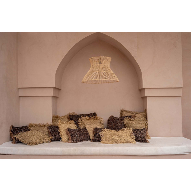 Abat jour original pour suspension 65 cm en Rotin Naturel The Flirt - 6