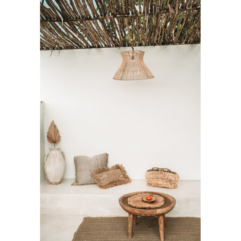Abat jour original pour suspension 65 cm en Rotin Naturel The Flirt - 7