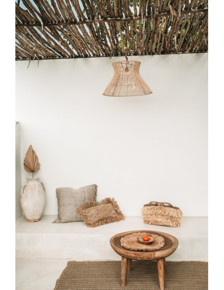 Abat jour original pour suspension 65 cm en Rotin Naturel The Flirt - 7