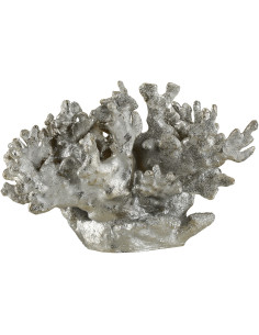 Objet déco à poser Corail Mirala en Résine Argenté - 1
