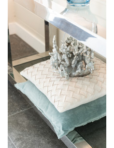 Objet déco à poser Corail Mirala en Résine Argenté - 2