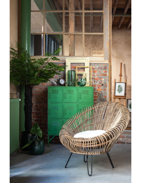 Armoire Vestiaire 9 portes Locker en Métal Vert - 2