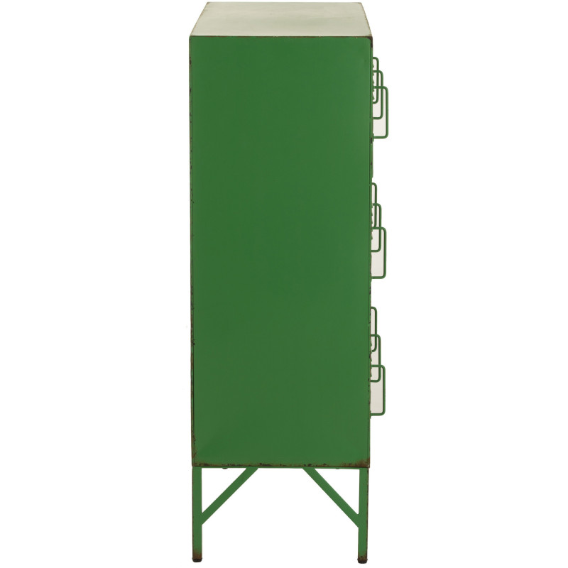 Armoire Vestiaire 9 portes Locker en Métal Vert - 3